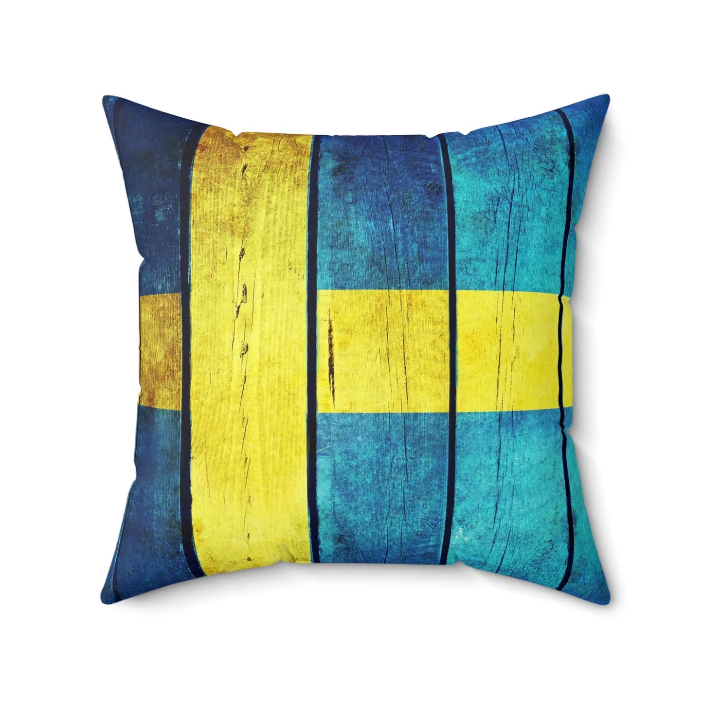 Gemütliches Schweden Kissen – Skandinavisches Design mit Flaggenmotiv Printify