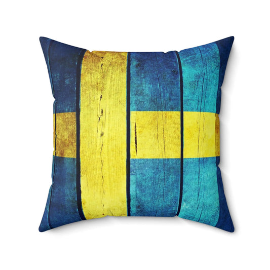 Gemütliches Schweden Kissen – Skandinavisches Design mit Flaggenmotiv Printify