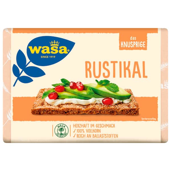 Wasa Knäckebrot Rustikal 275g – Knusprig & Vollkorn