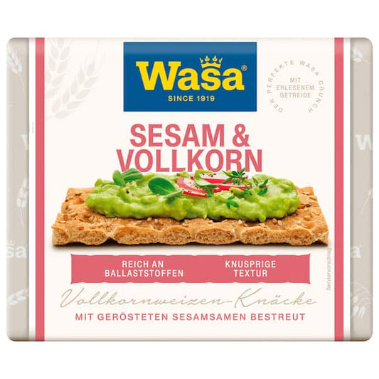 Wasa Knäckebrot Sesam & Vollkorn 200g – Knusprig & Gesund