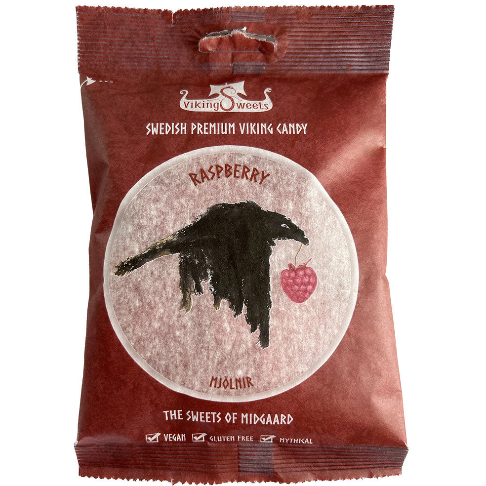 Viking Sweets Raspberry Mjölnir 120g