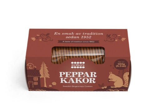 Nyåkers Pfefferkuchen Klassisch – 150 g, dünn & würzig, ohne Palmöl